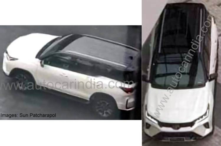 Обновленный Toyota Fortuner будет похож на RAV4 (фото без камуфляжа) Обновленный Toyota Fortuner будет похож на RAV4 (фото без камуфляжа)
