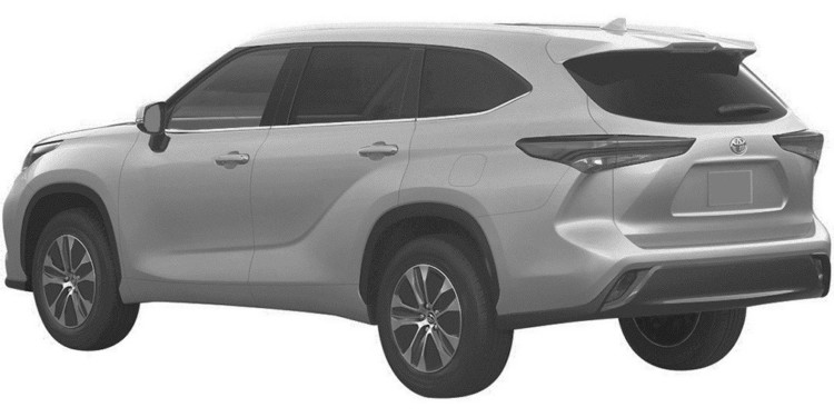 Toyota получила российский патент на новый Highlander Toyota получила российский патент на новый Highlander