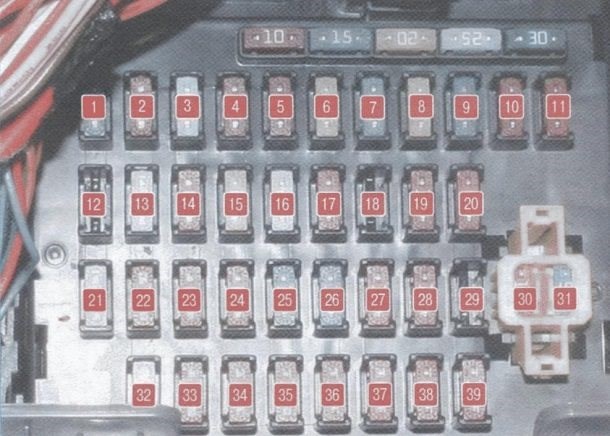 Не Горит Подсветка Салона Киа Рио 3. Предохранители и реле kia rio 3